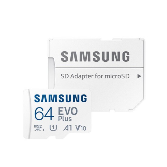 Card de Memorie cu Adaptor, 64GB - Samsung Evo Plus (MB-MC64KA/EU) - White