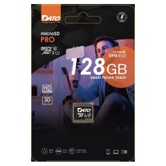 Card de Memorie, Micro SDXC, 128GB, Clasa 10 - Dato Pro (DTTF128GUIC10) - Black Card de Memorie, Micro SDXC, 128GB, Clasa 10 - Dato Pro (DTTF128GUIC10) - Black