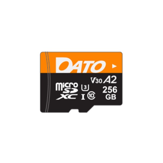 Card de Memorie, Micro SDXC, 256GB, U3, A2, V30 - Dato Endurance (DTTF256GU3A2V30HA) - Black