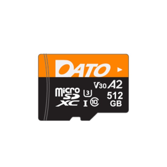 Card de Memorie, Micro SDXC, 512GB, U3, A2, V30 - Dato Endurance (DTTF512GU3A2V30HA) - Black