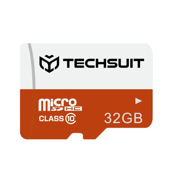 Card de Memorie MicroSDHC 32GB + Adaptor - Techsuit - Black