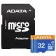 Card de Memorie MicroSDHC 32GB - Adata (AUSDH32GUICL10-RA1) - Black