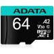 Card de Memorie MicroSDHC 64GB - Adata (AUSDX64GUI3V30SA2-RA1) - Black