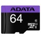 Card de Memorie MicroSDXC 64GB - Adata (AUSDX64GUICL10-RA1) - Black