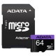 Card de Memorie MicroSDXC 64GB - Adata (AUSDX64GUICL10-RA1) - Black