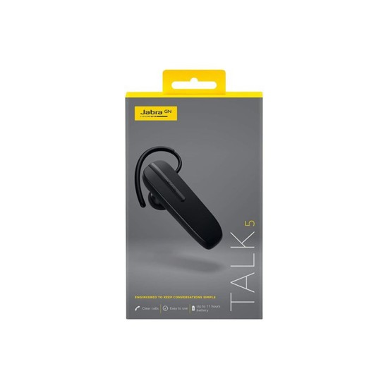 Casca Bluetooth 2.1, 300Hz - 3.4kHz - Jabra Talk 5 (100-92046900-60) - Black