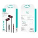 Casti Audio cu Fir si Microfon, Jack 3.5mm, 1.2m - Usams EP-46 Mini (HSEP4602) - Red