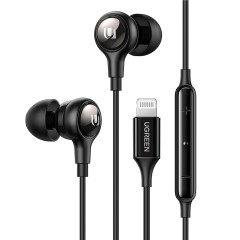 Casti Audio cu Fir - Ugreen Stereo Earphones (30631) - Black Casti Audio cu Fir - Ugreen Stereo Earphones (30631) - Black