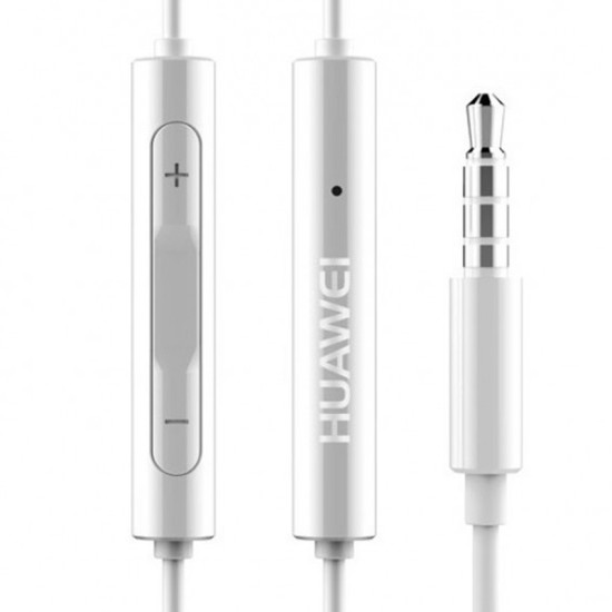 Casti Audio Jack Cu Microfon - Huawei (AM115) - White (Bulk Packing)