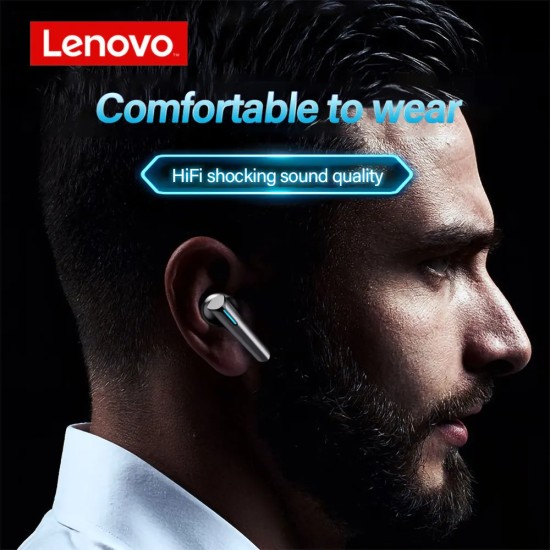 Casti Bluetooth 5.0 pentru Gaming - Lenovo XG02 - Black