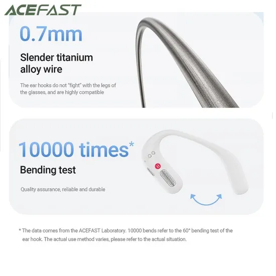 Casti Bluetooth 5.3 pentru Sport, IP54- Acefast (FA002) - Black Casti Bluetooth 5.3 pentru Sport, IP54- Acefast (FA002) - Black
