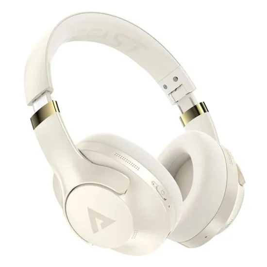Casti Bluetooth 5.3, Wireless, IPX4, Hi-Fi Sound, Active Noise Reduction - Acefast (H4) - Beige Casti Bluetooth 5.3, Wireless, IPX4, Hi-Fi Sound, Active Noise Reduction - Acefast (H4) - Beige