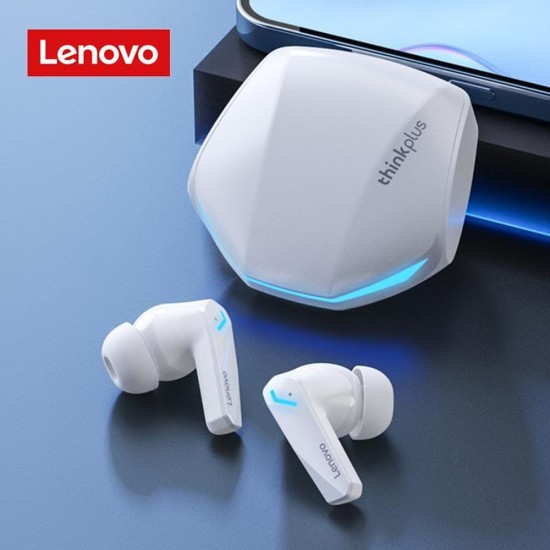 Casti Bluetooth pentru Gaming, Dual Mode, HD Calls  - Lenovo GM2 Pro - White