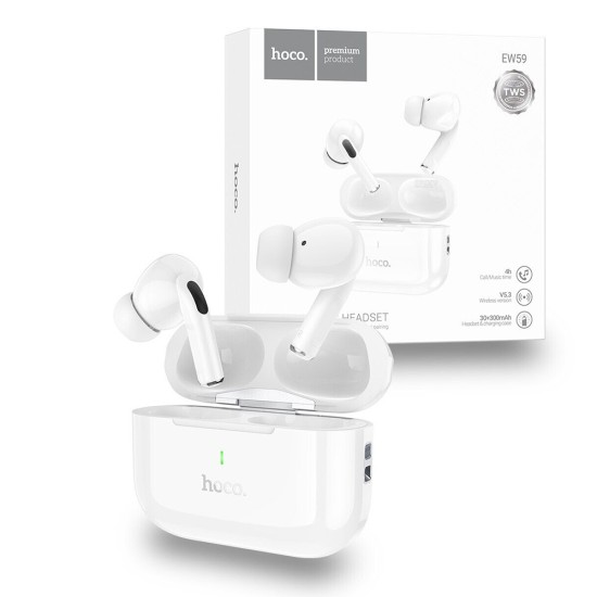 Casti Bluetooth, TWS, Hi-Fi - Hoco (EW59) - White