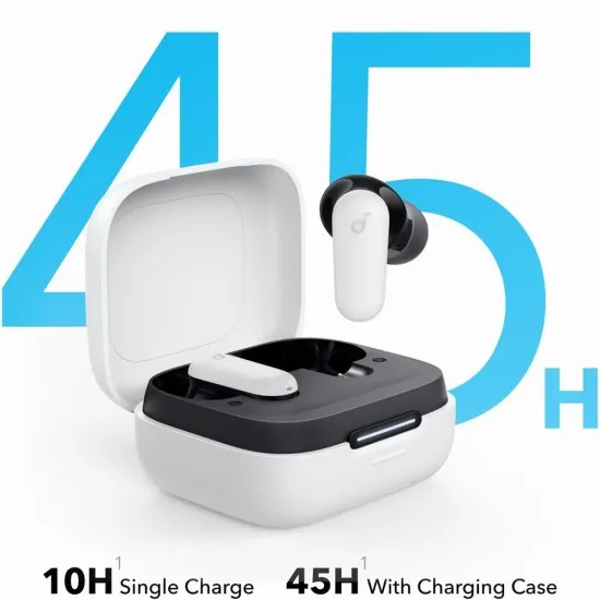 Casti Bluetooth TWS, Noise Cancelling, Touch Control, IP54 - Anker SoundCore P30i (A3959321) - White Casti Bluetooth TWS, Noise Cancelling, Touch Control, IP54 - Anker SoundCore P30i (A3959321) - White