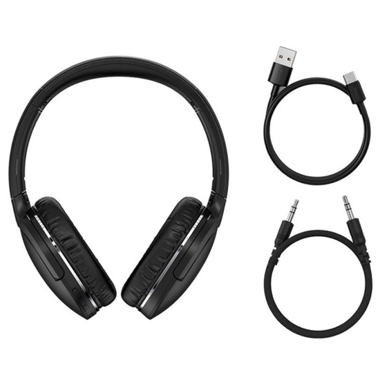 Casti Bluetooth Wireless Noise Reduction - Baseus Encok D02 Pro (NGTD010301) - Black