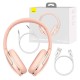 Casti Bluetooth Wireless Noise Reduction - Baseus Encok D02 Pro (NGTD010304) - Pink