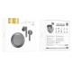 Casti Bluetooth Wireless Stereo - Hoco (EW14) - Metal Gray