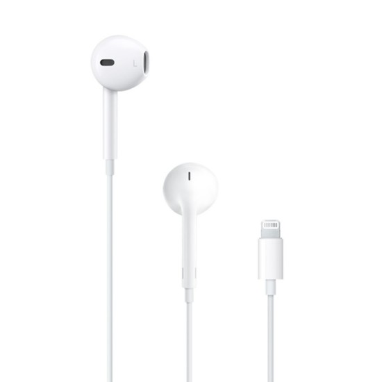 Casti cu Fir, Microfon si Mufa Lightning - Apple (MMTN2ZM/A) - White (Blister Packing)