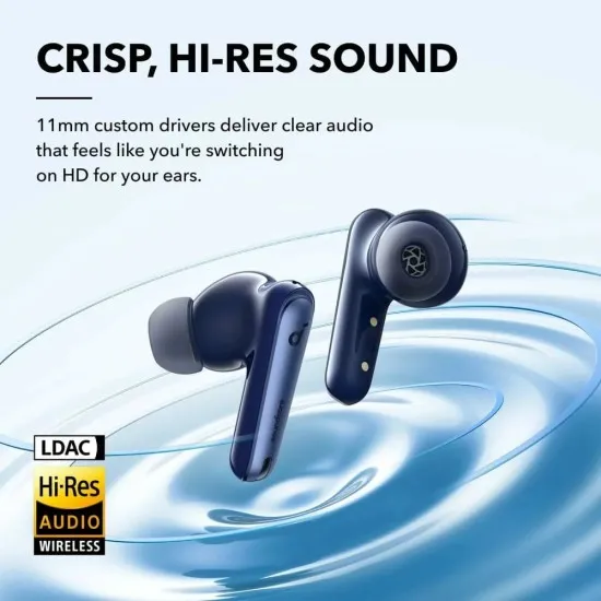 Casti Fara Fir Bluetooth 5.3, IPX4 - Anker SoundCore Liberty 4 NC (A3947G31) - Blue Casti Fara Fir Bluetooth 5.3, IPX4 - Anker SoundCore Liberty 4 NC (A3947G31) - Blue