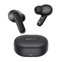Casti fara Fir Bluetooth 5.3, TWS, ENC, USB-C, 400mAh - Havit (TW950) - Black Casti fara Fir Bluetooth 5.3, TWS, ENC, USB-C, 400mAh - Havit (TW950) - Black