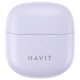 Casti fara Fir Bluetooth 5.3, TWS, USB-C, 300mAh - Havit (TW976) - Purple