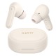 Casti fara Fir Bluetooth 5.4 TWS, ENC, Type-C, 400mAh - Havit (TW986) - Beige / Pink