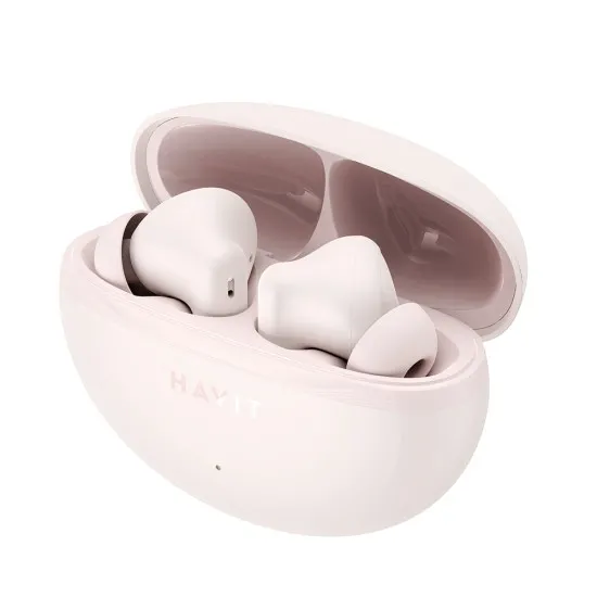 Casti fara Fir Bluetooth 5.4, TWS, ENC, Type-C, 400mAh - Havit (TW986) - Pink Casti fara Fir Bluetooth 5.4, TWS, ENC, Type-C, 400mAh - Havit (TW986) - Pink