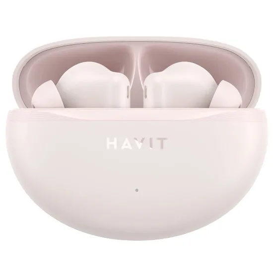 Casti fara Fir Bluetooth 5.4, TWS, ENC, Type-C, 400mAh - Havit (TW986) - Pink Casti fara Fir Bluetooth 5.4, TWS, ENC, Type-C, 400mAh - Havit (TW986) - Pink