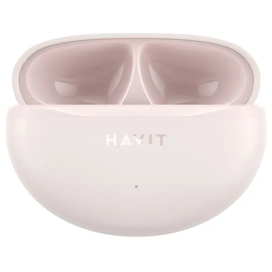 Casti fara Fir Bluetooth 5.4, TWS, ENC, Type-C, 400mAh - Havit (TW986) - Pink Casti fara Fir Bluetooth 5.4, TWS, ENC, Type-C, 400mAh - Havit (TW986) - Pink