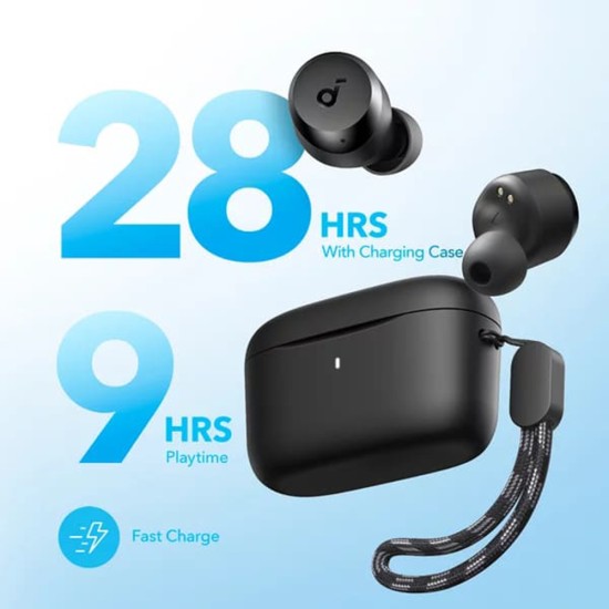 Casti Fara Fir BT5.3, IPX5, TWS - Anker A25i (A3948G11) - Black Casti Fara Fir BT5.3, IPX5, TWS - Anker A25i (A3948G11) - Black