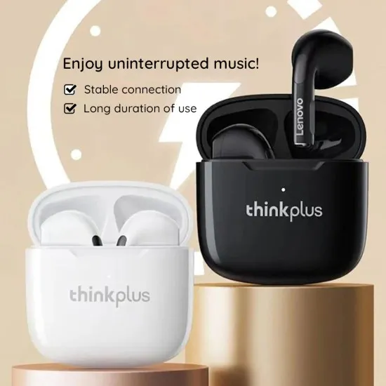 Casti Fara Fir, True Wireless, Half-In-Ear - Lenovo LivePods LP1 (21184) - White Casti Fara Fir, True Wireless, Half-In-Ear - Lenovo LivePods LP1 (21184) - White