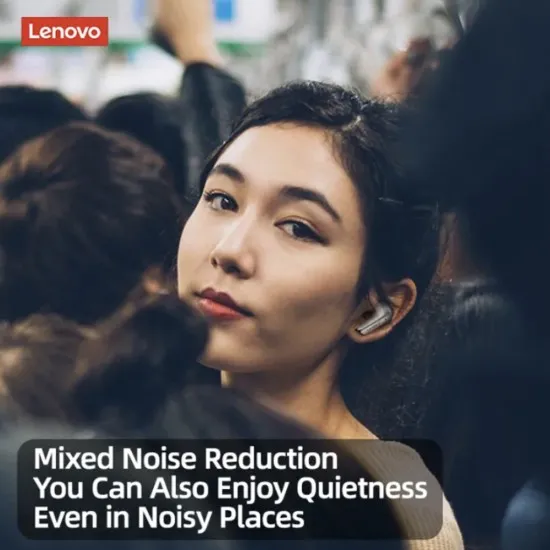 Casti fara Fir True Wireless Stereo, Bluetooth V5.3, Noise Reduction - Lenovo (LP5) - Grey Casti fara Fir True Wireless Stereo, Bluetooth V5.3, Noise Reduction - Lenovo (LP5) - Grey