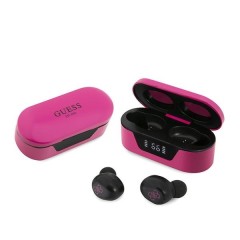 Casti In-ear, Bluetooth 5.0, TWS, IPX4 - Guess (GUTWST31EM) - Magenta Casti In-ear, Bluetooth 5.0, TWS, IPX4 - Guess (GUTWST31EM) - Magenta