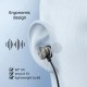 Casti In-Ear cu Fir Jack 3.5mm, 1.2m - JoyRoom (JR-EW03) - Dark Gray