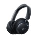 Casti On-Ear Bluetooth 5.3, Noise Cancelling, USB-C - Anker Space Q45 (A3040G11) - Black