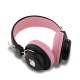 Casti On-ear, Bluetooth V5.4, 300mAh, Type-C - Hello Kitty Metal Logo (HKBH9KHLMP) - Pink