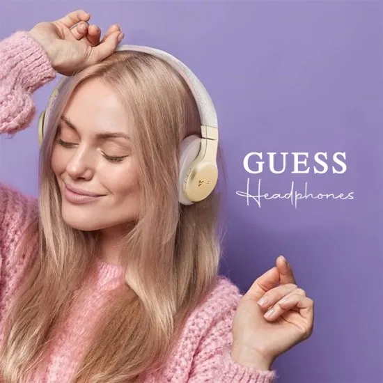 Casti Over-ear, Micro USB, Bluetooth 5.3, 300mAh, IPX4, 40mm - Guess 4G Script (GUBH604GEMP) - Pink Casti Over-ear, Micro USB, Bluetooth 5.3, 300mAh, IPX4, 40mm - Guess 4G Script (GUBH604GEMP) - Pink