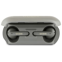 Casti True Wireless Stereo, Bluetooth - Guess Earbuds Elongated Metallic Printed Logo (GUTWSC2MCDSE) - Grey Casti True Wireless Stereo, Bluetooth - Guess Earbuds Elongated Metallic Printed Logo (GUTWSC2MCDSE) - Grey