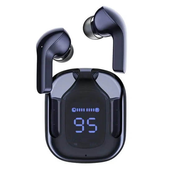 Casti Type-C, Bluetooth 5.3, IPX4, ENC, LED Display Digital - Acefast (T6) - Sapphire Blue Casti Type-C, Bluetooth 5.3, IPX4, ENC, LED Display Digital - Acefast (T6) - Sapphire Blue