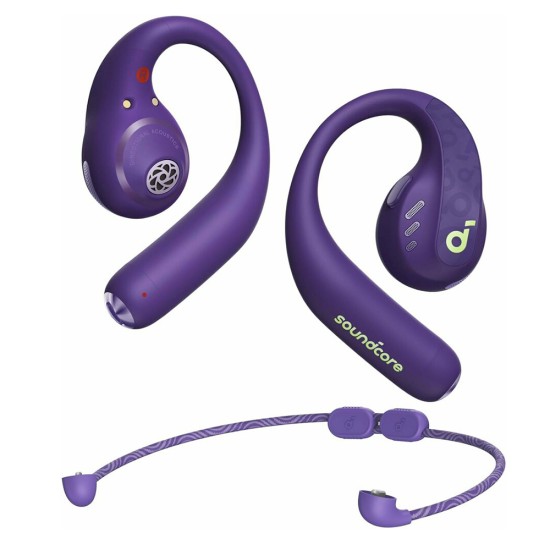 Casti Wireless pentru Sport, Bluetooth, Waterproof - Anker AeroFit(A3871GQ1) - Purple