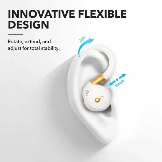Casti Wireless pentru Sport, Bluetooth, Waterproof - Anker SoundCore X20 (A3968G21) - White Casti Wireless pentru Sport, Bluetooth, Waterproof - Anker SoundCore X20 (A3968G21) - White