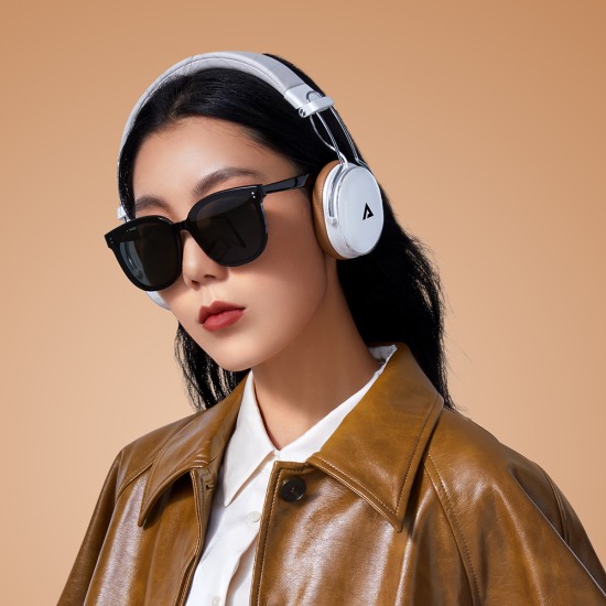 Casti Wireless Type-C, Bluetooth 5.4, IP54, Hi-Fi Sound, 500mAh - Acefast (H7) - Pearl White