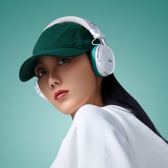 Casti Wireless Type-C, Bluetooth 5.4, IP54, Hi-Fi Sound, 500mAh - Acefast (H7) - Pearl White