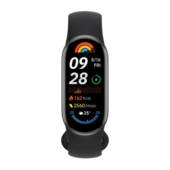 Ceas Inteligent 1.62 inch, AMOLED, 233mAh, Bluetooth 5.4 - Xiaomi Smart Band 9 - Black