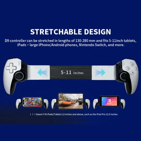 Controller fara Fir, 400mAh, Bluetooth - Techsuit (BSP-D9) - White Controller fara Fir, 400mAh, Bluetooth - Techsuit (BSP-D9) - White