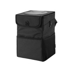 Cos de Gunoi Auto 24x16x16cm - Techsuit Foldable (CO-T3) - Black Cos de Gunoi Auto 24x16x16cm - Techsuit Foldable (CO-T3) - Black
