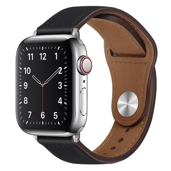 Curea barbati pentru Apple Watch 1/2/3/4/5/6/7/8/9/SE/SE 2 (38/40/41mm) - Techsuit Watchband (W033) - Black Curea barbati pentru Apple Watch 1/2/3/4/5/6/7/8/9/SE/SE 2 (38/40/41mm) - Techsuit Watchband (W033) - Black
