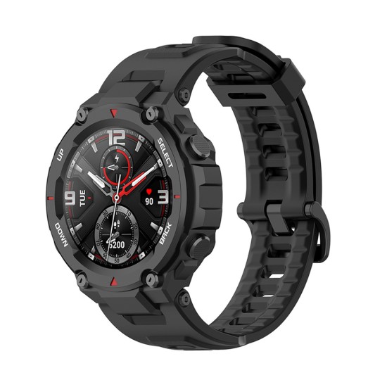 Curea pentru Amazfit T-Rex / T-Rex Pro - Techsuit Watchband (W067) - Black