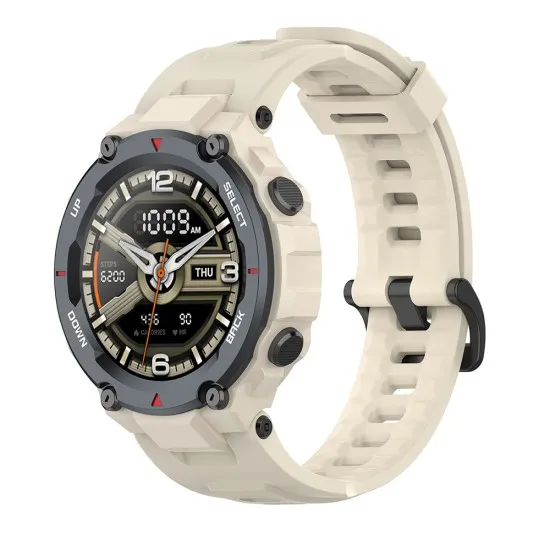 Curea pentru Amazfit T-Rex / T-Rex Pro - Techsuit Watchband (W067) - Creamy White Curea pentru Amazfit T-Rex / T-Rex Pro - Techsuit Watchband (W067) - Creamy White